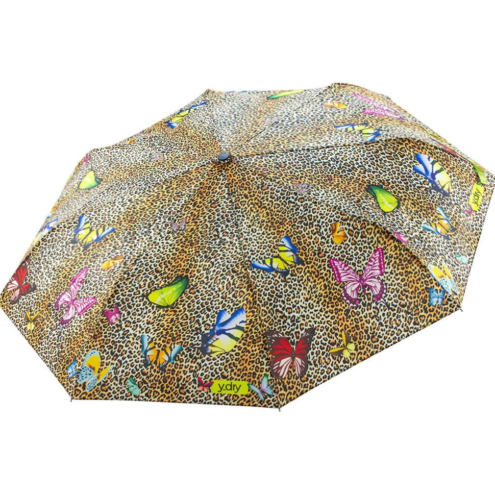 Ombrello pieghevole automaticoY-dry Butterfly