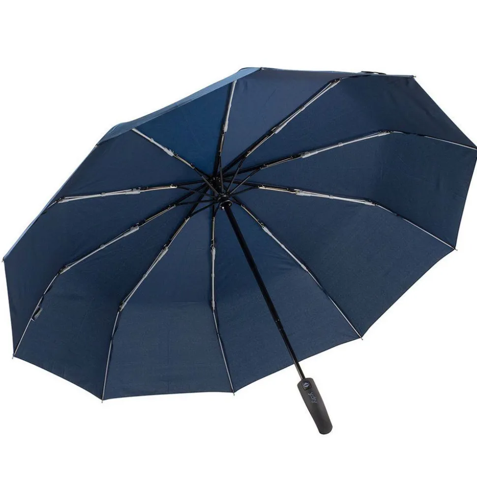 Ombrello pieghevole automatico Ydry Ermes Blu