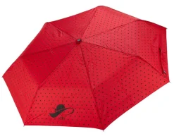 Ombrello pieghevole automatico Ydry Pin Up Rosso