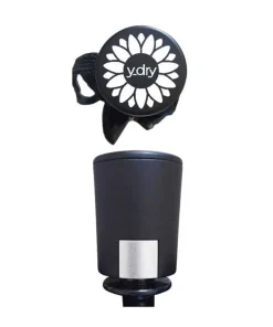 Ombrello pieghevole automatico Ydry Sunflowers Bianco