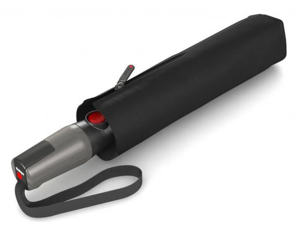 Ombrello pieghevole Maxi automatico Knirps T.400 Nero