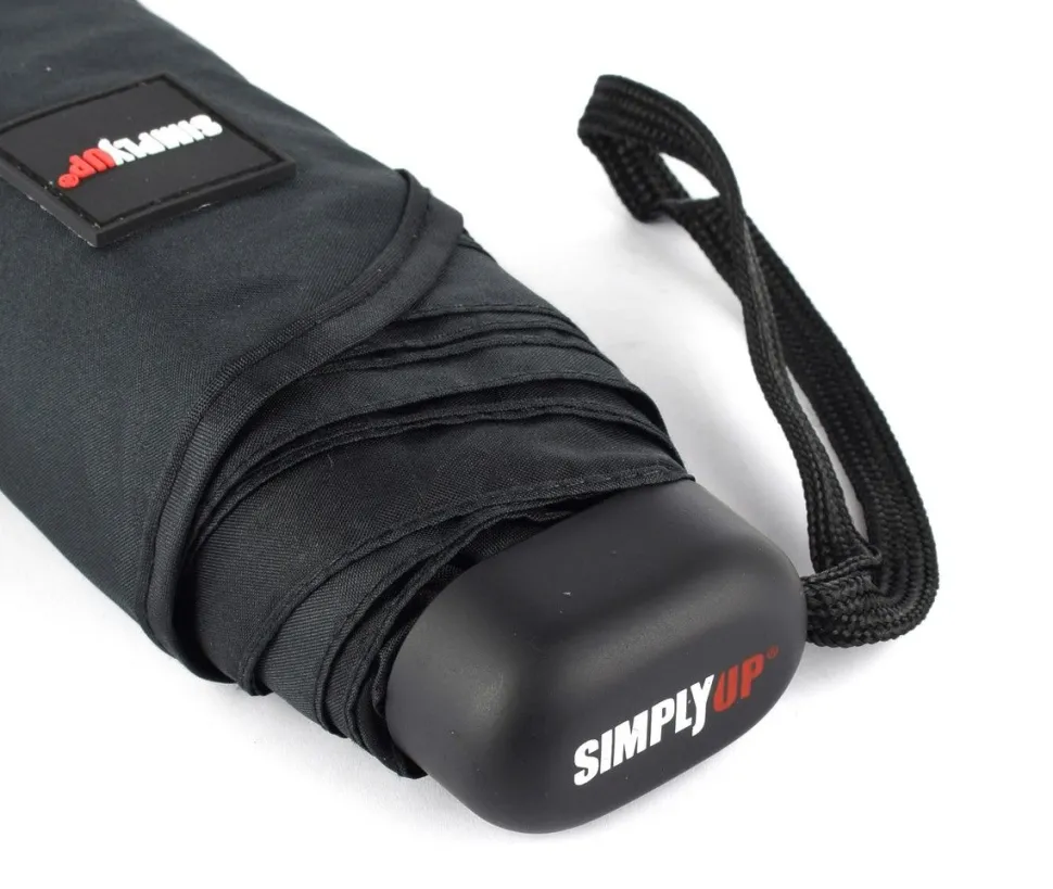 Ombrello pieghevole mini manuale SIMPLYUP 5050 Nero
