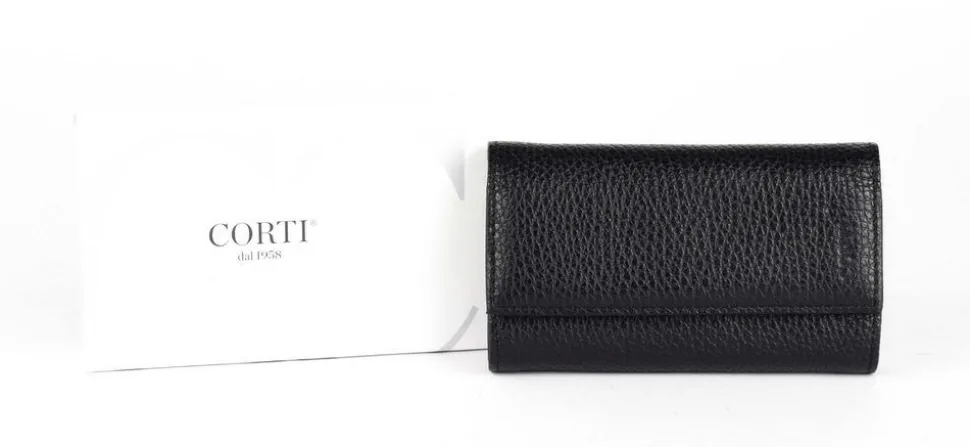 Portachiavi 8 ganci Gianfranco Corti Wild 8882 Nero
