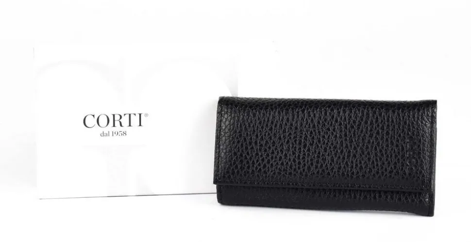 Portachiavi 6 ganci Gianfranco Corti Wild 8886 Nero
