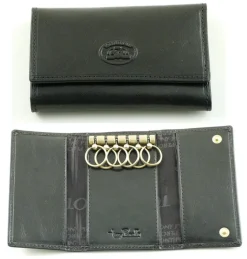 Portachiavi in cuoio Tony Perotti art 2533 nero