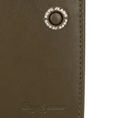 Portadocumenti con zip Pepe Jeans Badge 73702 Khaki