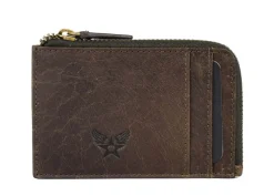 Portadocumenti piatto con zip Avirex Durango DRN08 Marrone