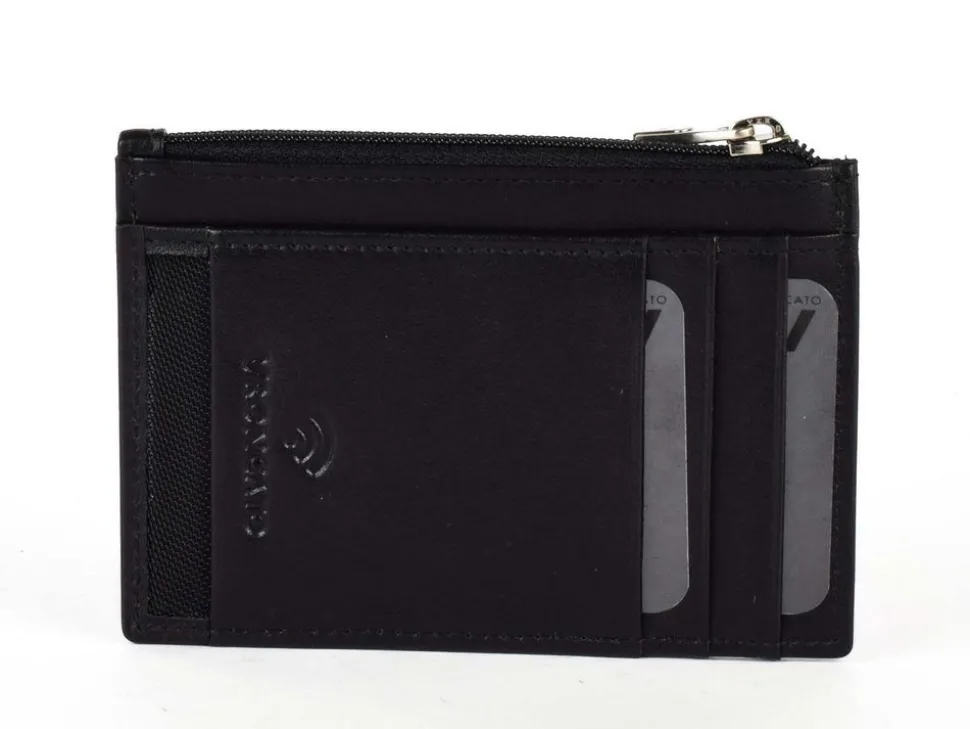 Portadocumenti piatto con zip Roncato Manhattan 645 Nero