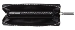 Portafoglio donna con zip Calvin Klein Nero