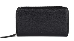 Portafoglio donna con zip Gianfranco Corti Alce 8878 Nero