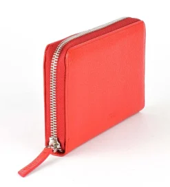 Portafoglio donna con zip Gianfranco Corti Alce 8878 Fragola