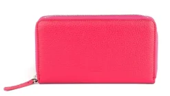 Portafoglio donna con zip Gianfranco Corti Alce 8878 Ciclamino