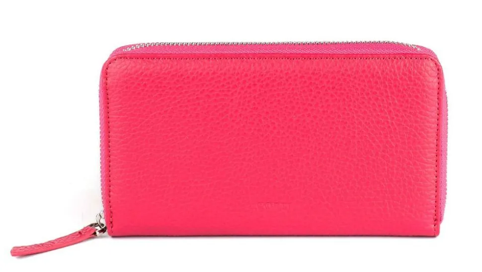 Portafoglio donna con zip Gianfranco Corti Alce 8878 Ciclamino