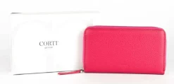 Portafoglio donna con zip Gianfranco Corti Alce 8878 Ciclamino