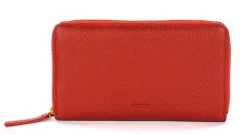 Portafoglio donna con zip Gianfranco Corti Alce 5578 Rosso