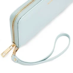 Portafoglio donna con zip Kpital Azzurro