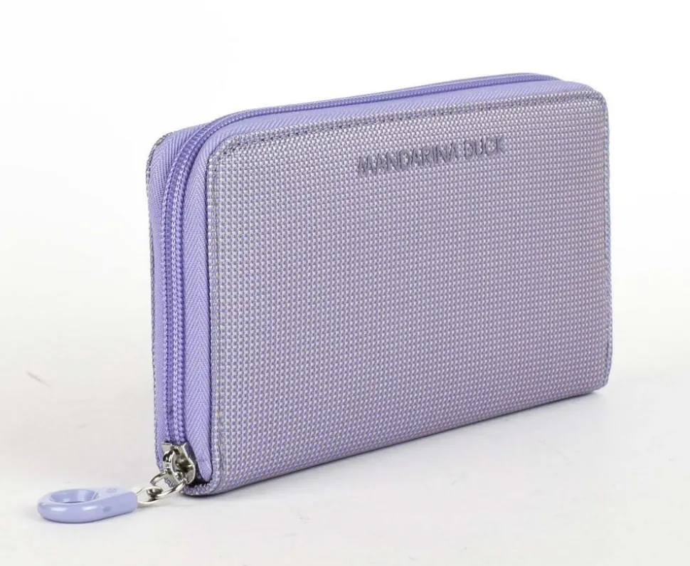 Portafoglio donna con zip Mandarina Duck MD20 MPN1 Evening Haze