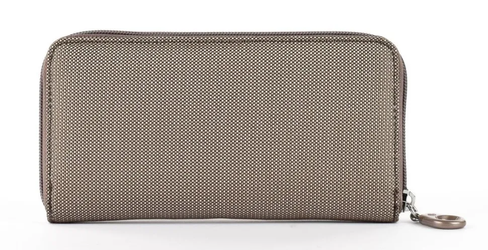 Portafoglio donna con zip Mandarina Duck MD20 MPN1 Taupe