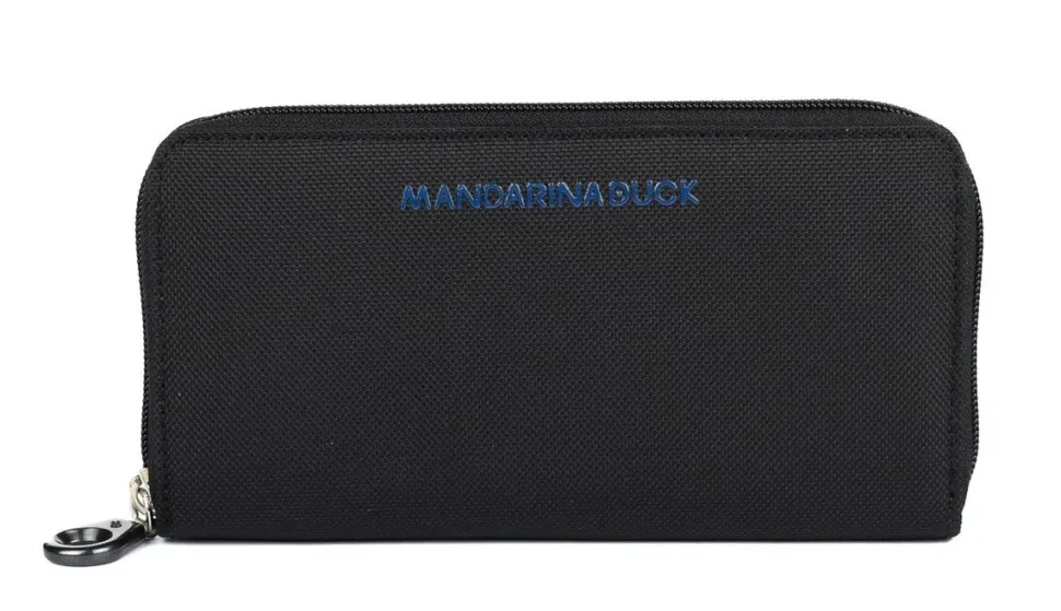 Portafoglio donna con zip Mandarina Duck MD20 MPN1 Nero