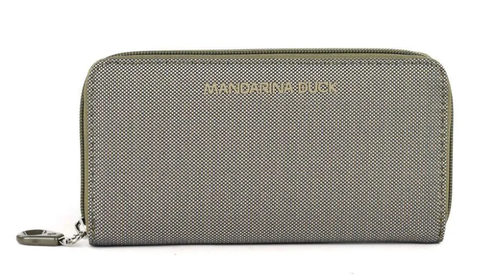 Portafoglio donna con zip Mandarina Duck MD20 MPN1 Sage Gray