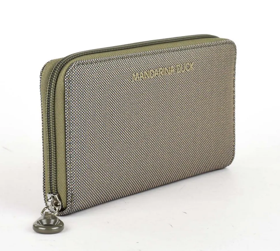 Portafoglio donna con zip Mandarina Duck MD20 MPN1 Sage Gray