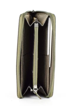 Portafoglio donna con zip Mandarina Duck MD20 MPN1 Sage Gray