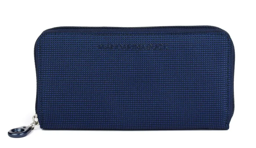 Portafoglio donna con zip Mandarina Duck MD20 MPN1 Dress Blue