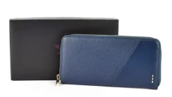 Portafoglio donna con zip Roncato Milano 620 Navy