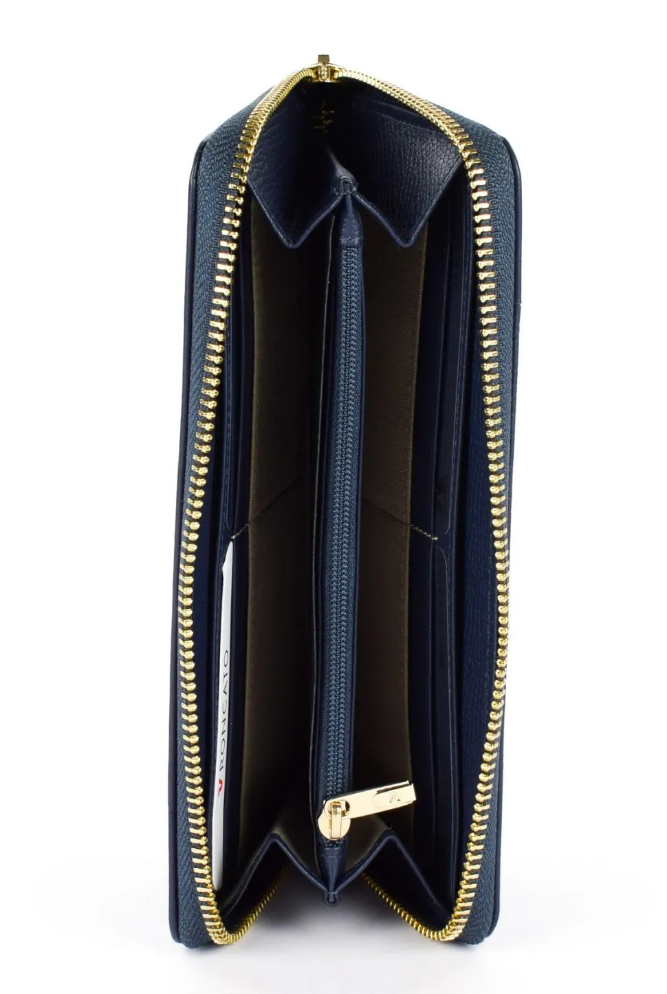Portafoglio donna con zip Roncato Milano 620 Navy