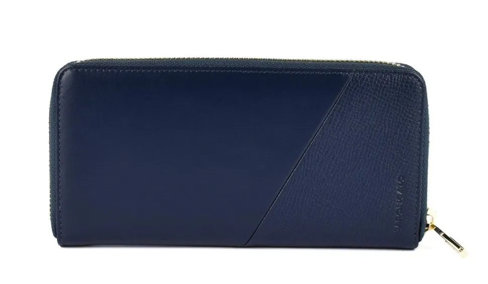 Portafoglio donna con zip Roncato Milano 620 Navy