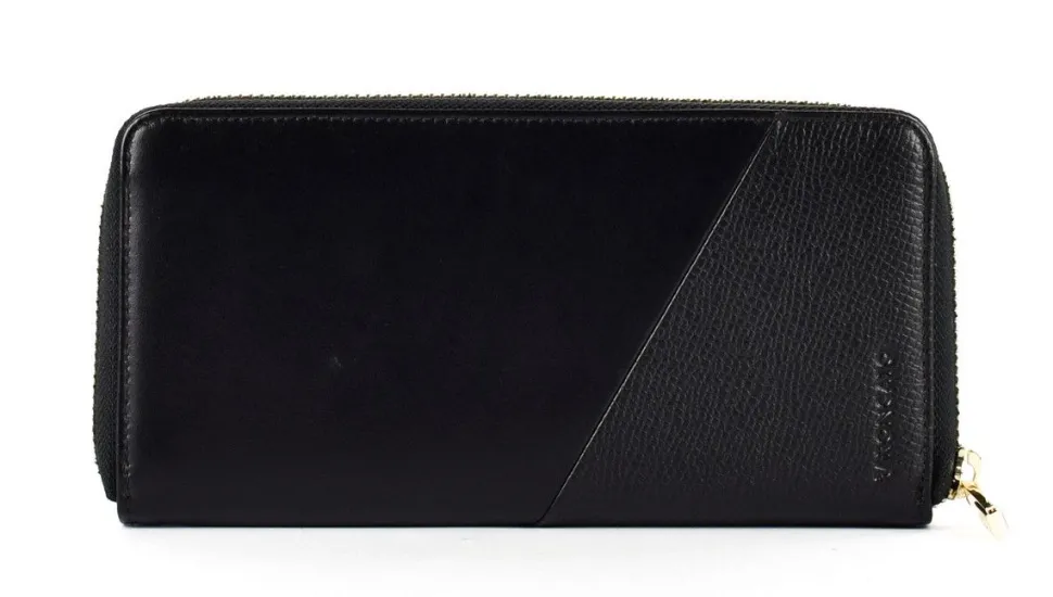 Portafoglio donna con zip Roncato Milano 620 Nero