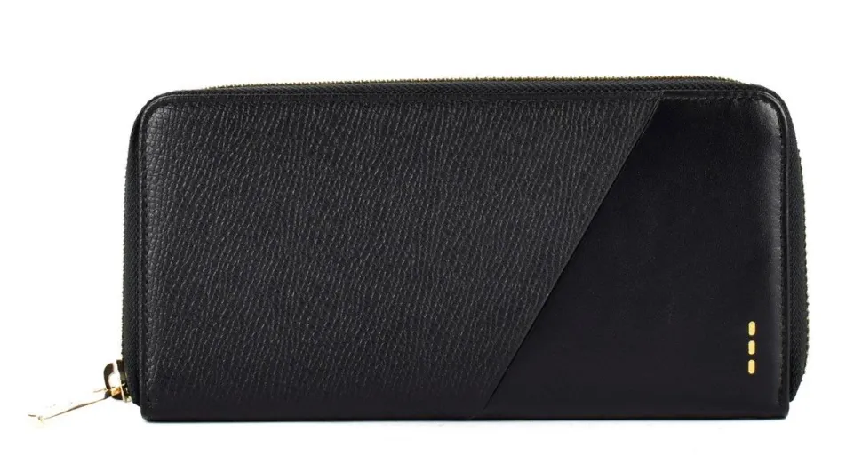 Portafoglio donna con zip Roncato Milano 620 Nero