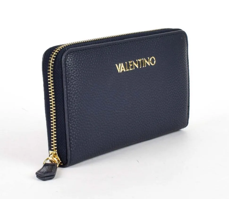 Portafoglio donna con zip Valentino Bags Brixton 155 Blu