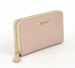 Portafoglio donna con zip Valentino Bags Zero RE Beige