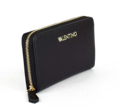 Portafoglio donna con zip Valentino Bags Zero RE Nero