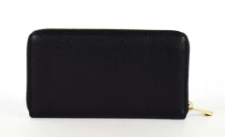 Portafoglio donna con zip Valentina P3 Nero