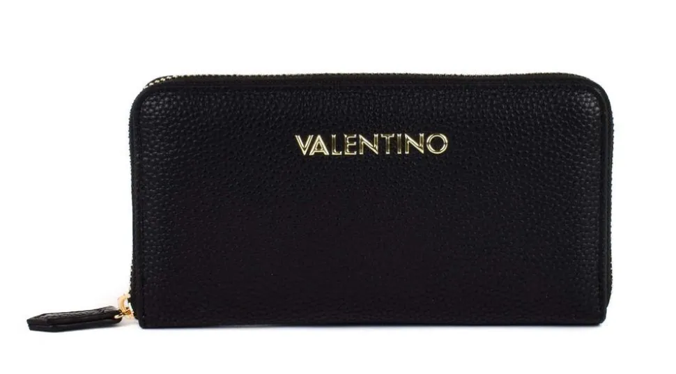 Portafoglio donna con zip Valentino Bags Brixton 155 Nero