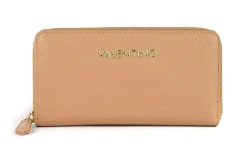 Portafoglio donna con zip Valentino Bags Brixton 155 Beige