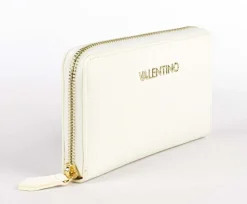 Portafoglio donna con zip Valentino Bags Brixton 155 Bianco