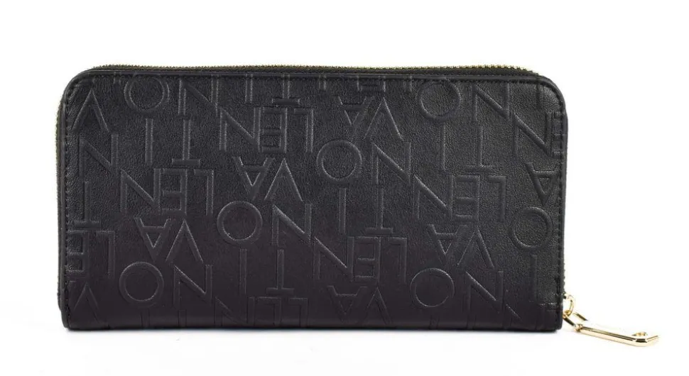 Portafoglio donna con zip Valentino Bags Relax 155 Nero