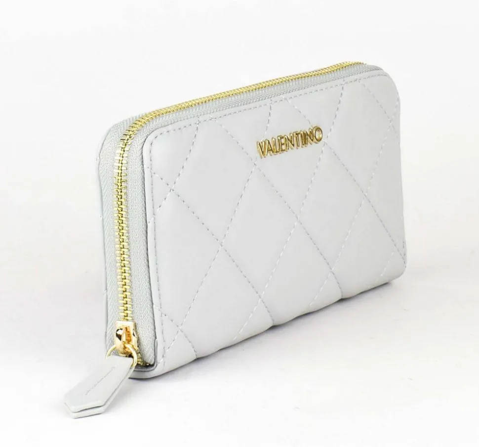 Portafoglio donna con zip Valentino Bags Ocarina Perla