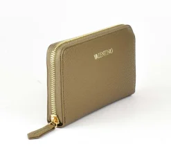 Portafoglio donna con zip Valentino Bags Superman Taupe
