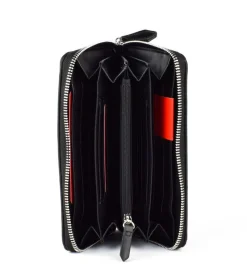 Portafoglio donna con zip Valentino Bags Divina Nero