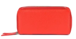 Portafoglio donna due zip Gianfranco Corti Alce 8877 Fragola