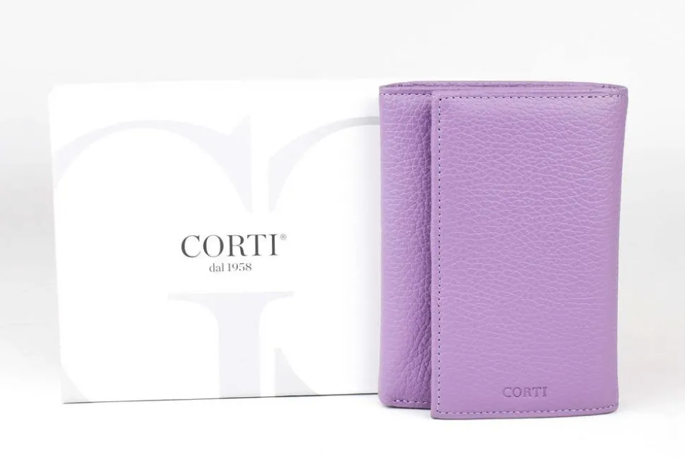 Portafoglio donna Gianfranco Corti Alce 8868 Lavanda