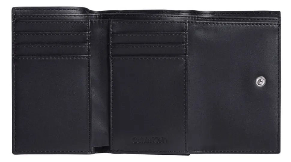 Portafoglio donna piccolo Calvin Klein Nero