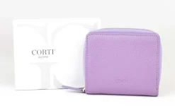 Portafoglio donna piccolo Gianfranco Corti Alce 8874 Lavanda