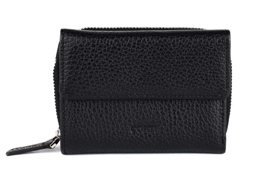 Portafoglio donna piccolo Gianfranco Corti Alce 8875 Nero
