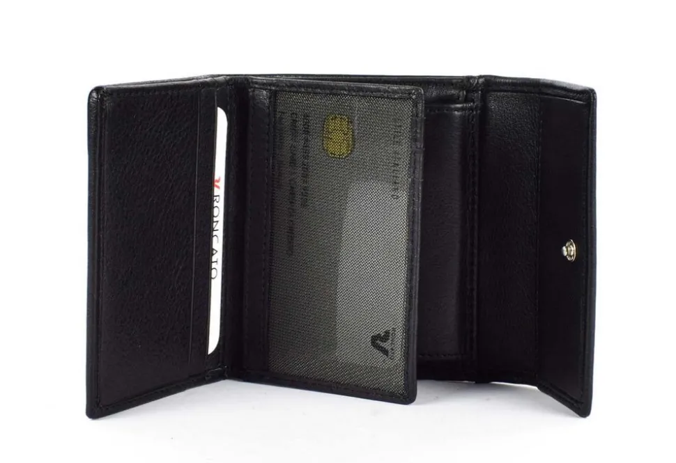 Portafoglio donna piccolo Roncato Pocket 043 Nero