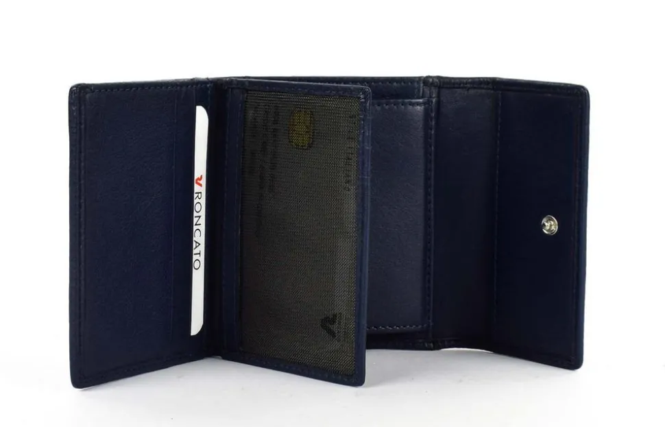 Portafoglio donna piccolo Roncato Pocket 043 Blu